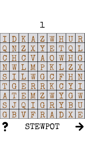 Single One Word Search