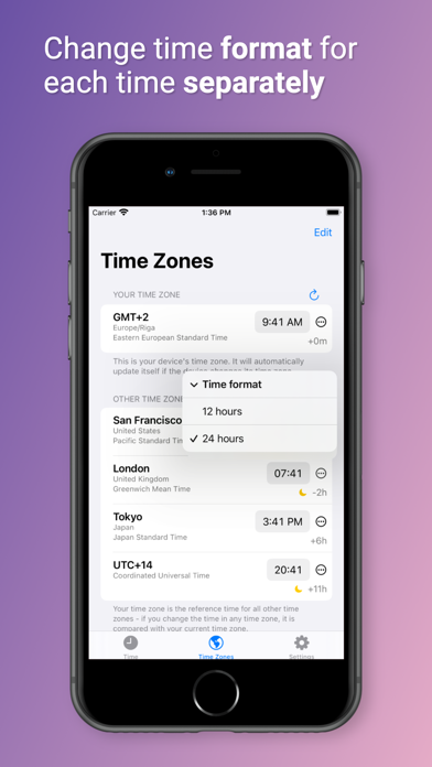 To Time - Time Zone Converter Plakat