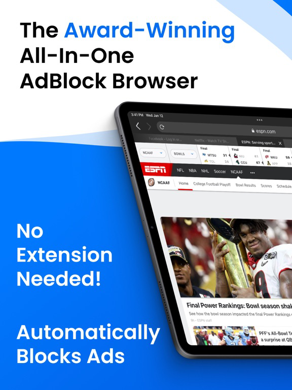 Halt: AdBlock Browser poster