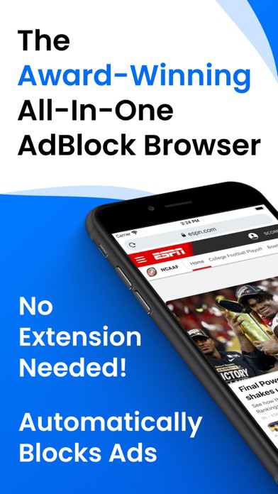 Halt: AdBlock Browser poster