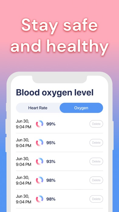 Blood Oxygen App poster
