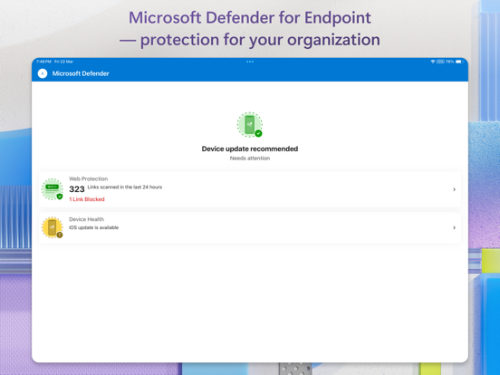 Microsoft Defender: Security for iOS (iPad) - Free Download at AppPure