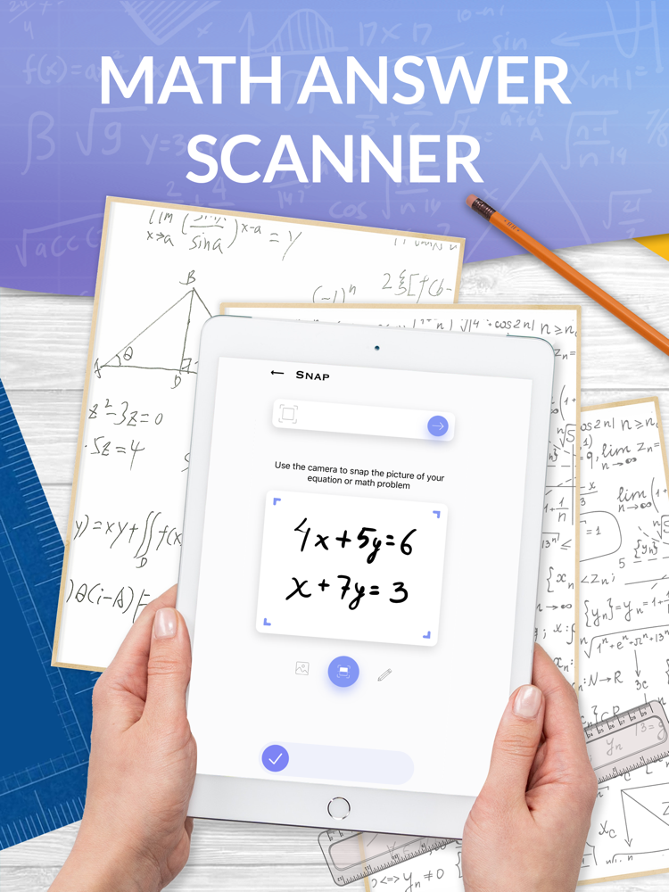 Math Answer Scanner+ poster
