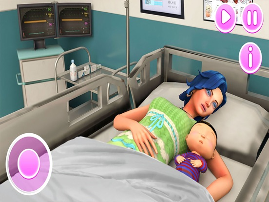 Pregnant Mother Baby Care Game poster