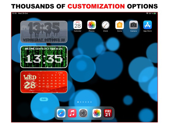 Widget D : Date Time Widgets for iOS (iPhone/iPad) - Free Download at ...