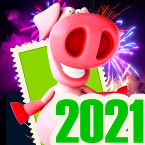 Silvester Frohes Neujahr 2021