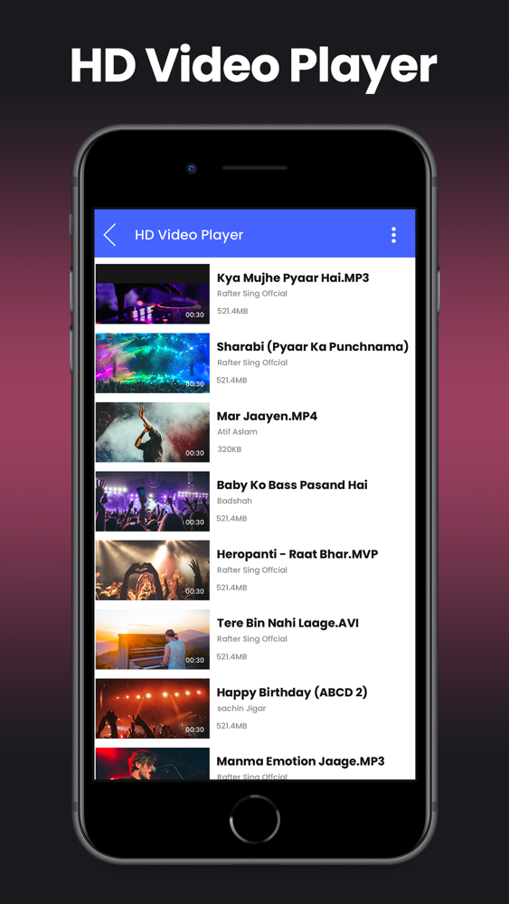 Laden Sie HD Video Player All Format für iOS (iPhone/iPad) bei