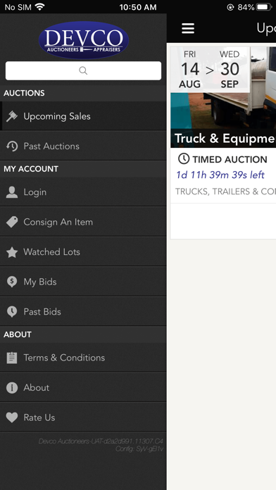 Devco Auctioneers poster