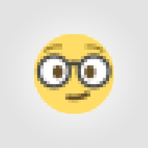 Pixel Art Smiles and Stickers