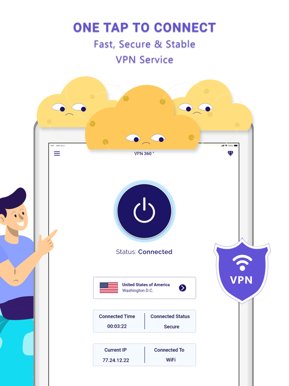 VPN for iPhone & iPad ポスター