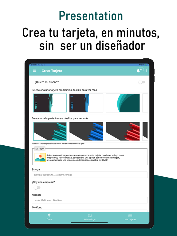 Presentation poster