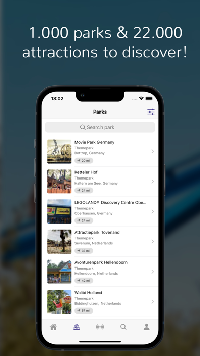 coaster.cloud - Theme park app poster