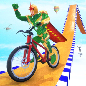 Superhero Bicycle Stunt Tricks