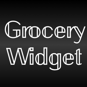 買い物リスト ウィジェット, GroceryWidget