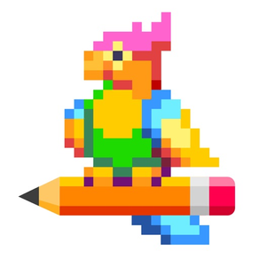 Pixel Bird – Coloring Book