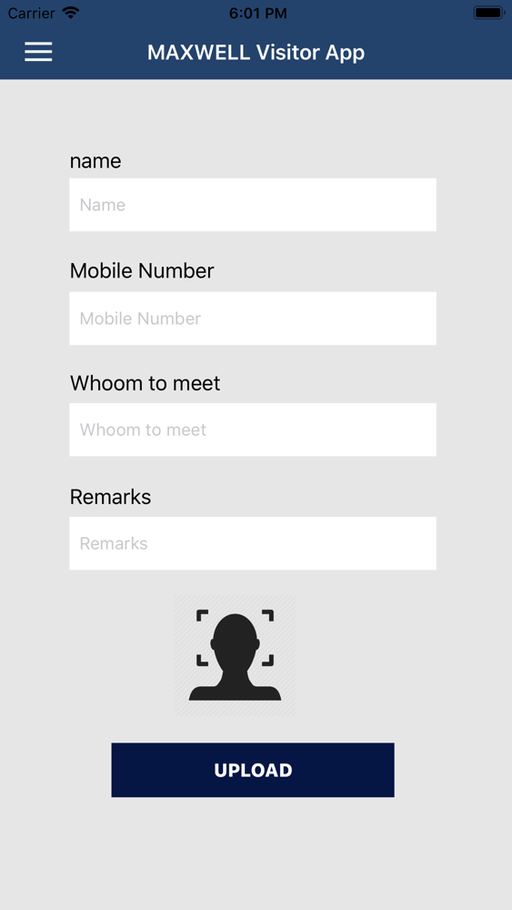 Maxwell Visitor App poster