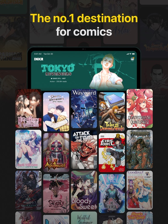 INKR — Comics, Manga, Webtoons poster