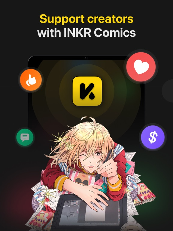 INKR — Comics, Manga, Webtoons poster