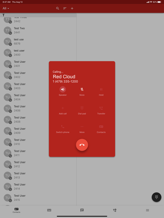 Red Cloud Mobile Affiche