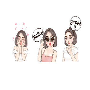 Yuri Girl Stickers