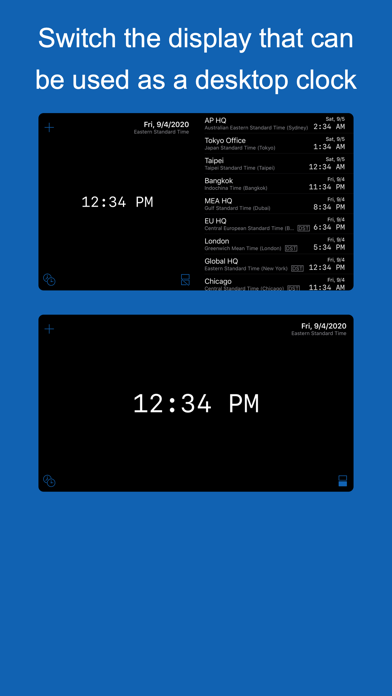 Clock&World poster