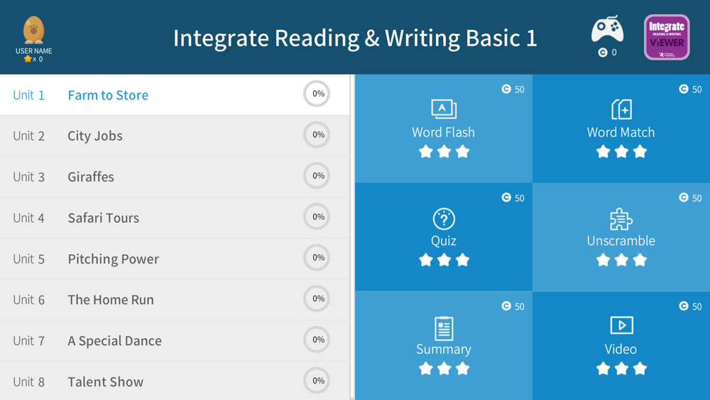 Integrate Reading & Writing Basic 2 poster