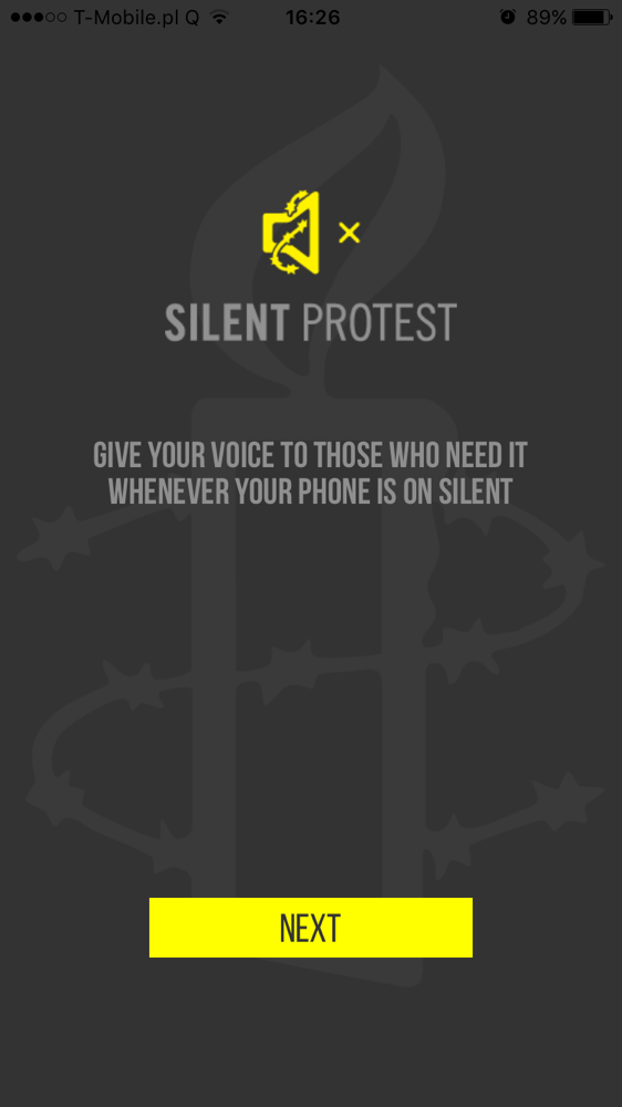 Silent Protest poster