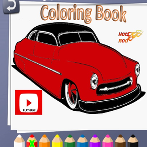 Cars Coloring Book Hot Rod