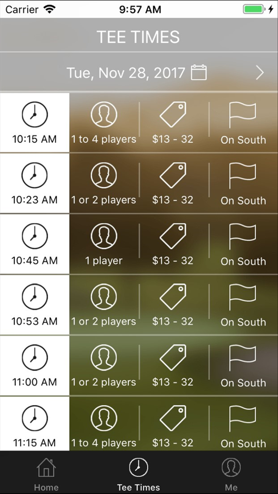 Oaks North Golf Tee Times for iOS (iPhone) Free Download at AppPure