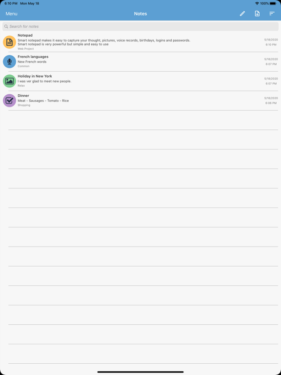 Notepad: notes, checklist Pro poster
