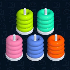 Stacolor - 色球排序拼圖 顏色益智遊戲
