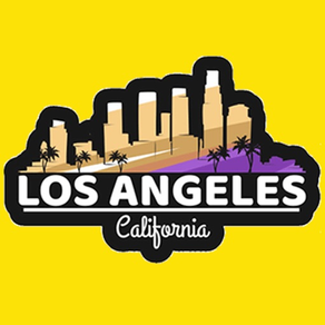 Los Angeles USA stickers emoji