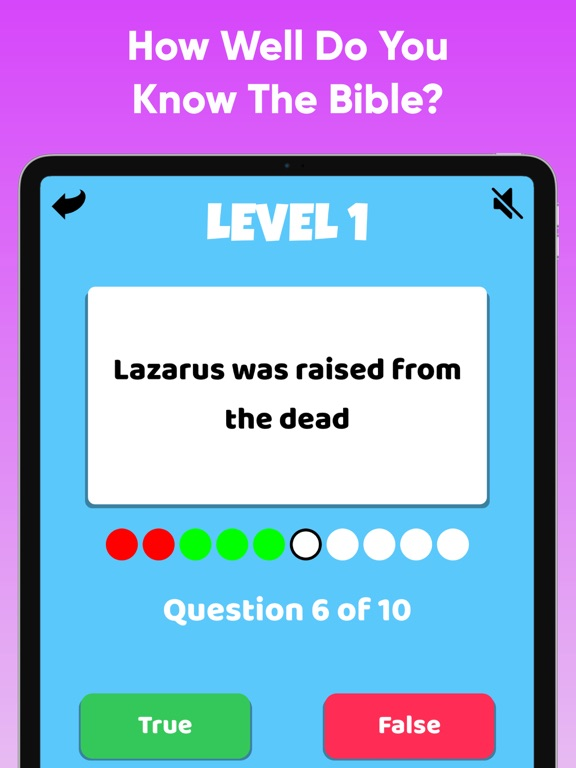 Bible Quiz - True Or False? poster
