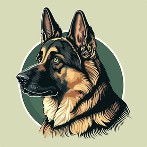 German Shepherd Dog Stickers