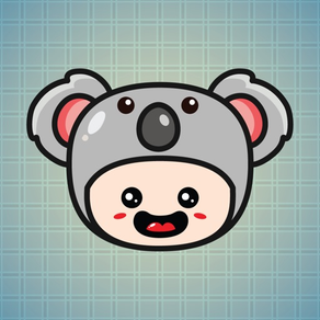 Sticker Me Koala Mascot Boy