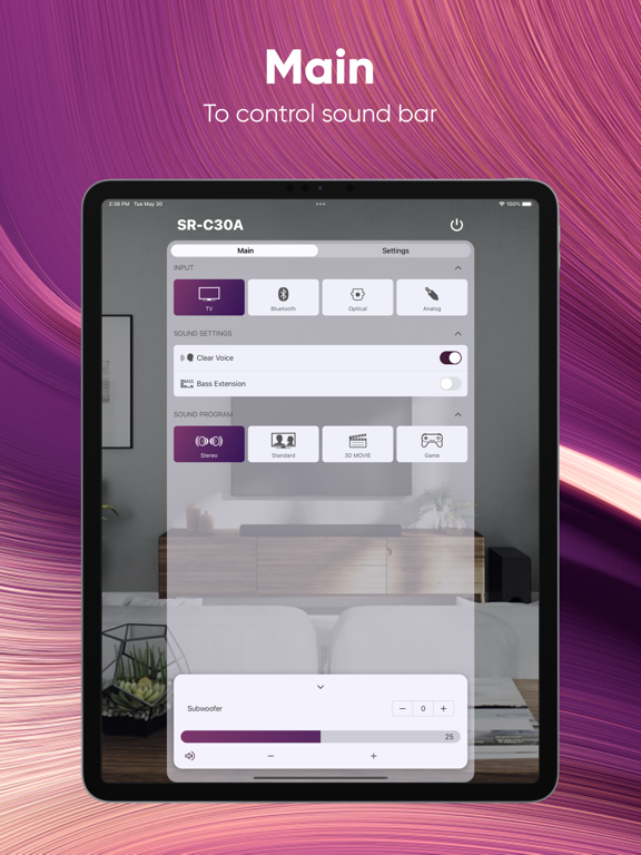 Sound Bar Remote for iOS (iPhone/iPad/iPod touch) Free Download at AppPure