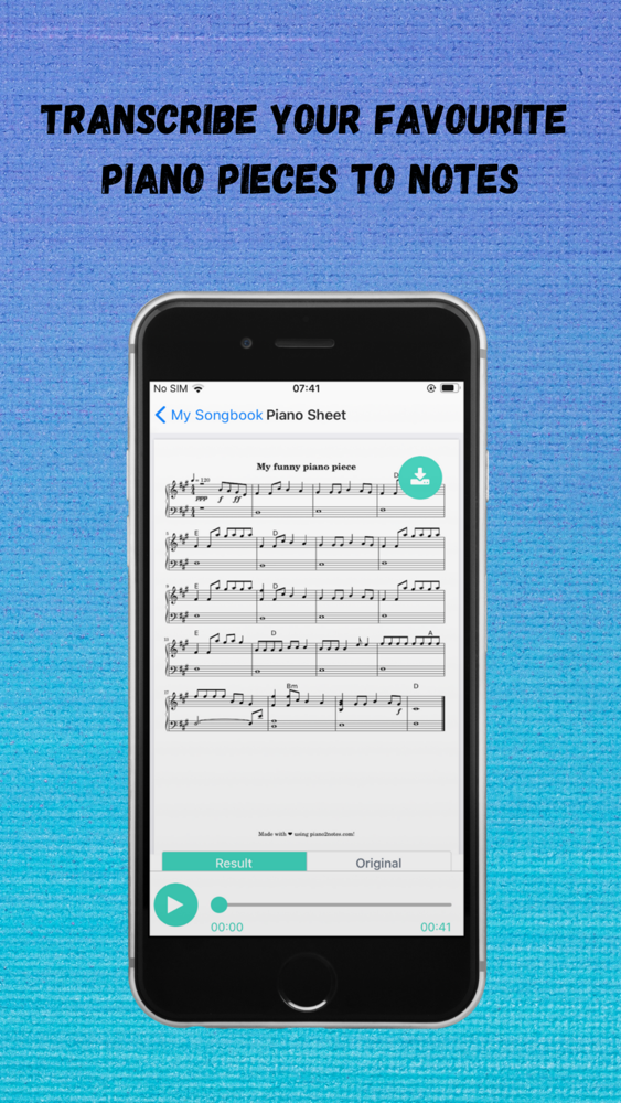 Piano2Notes poster