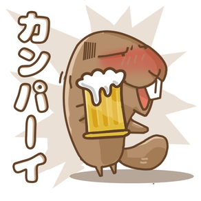 ビーバーくんステッカー