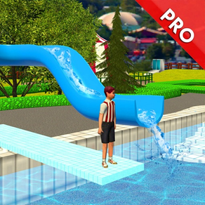 Water Slide Uphill Rush 3D PRO