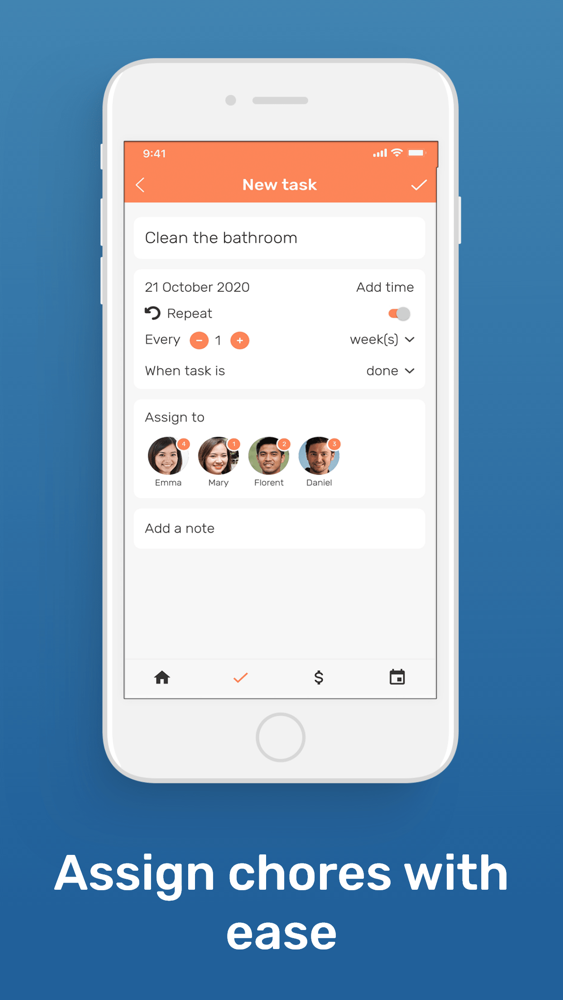 Flaters - Roommate Organizer poster