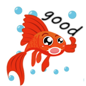 Lucky Goldfish Emoji Sticker