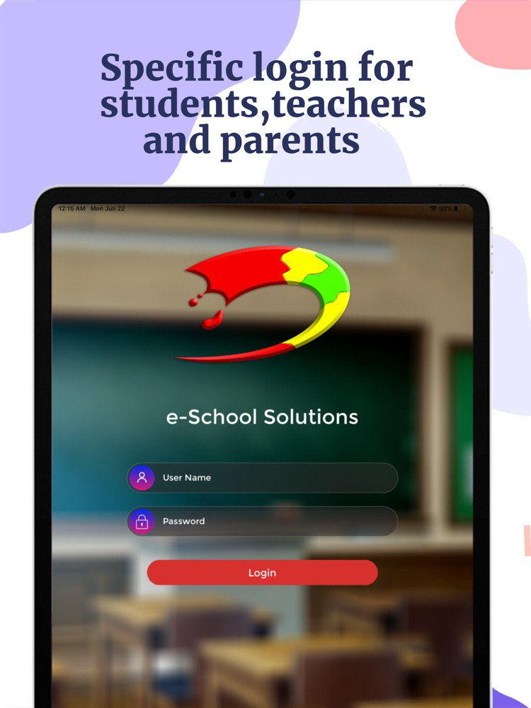 e- School Solution poster
