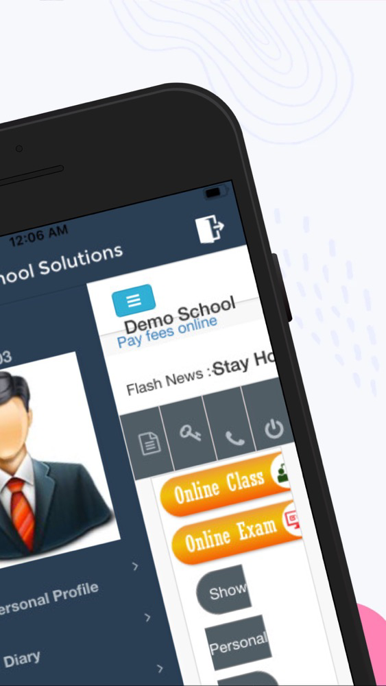e- School Solution poster