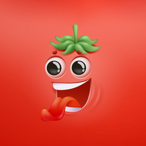 Crazy Tomato 3D Stickers Emoji