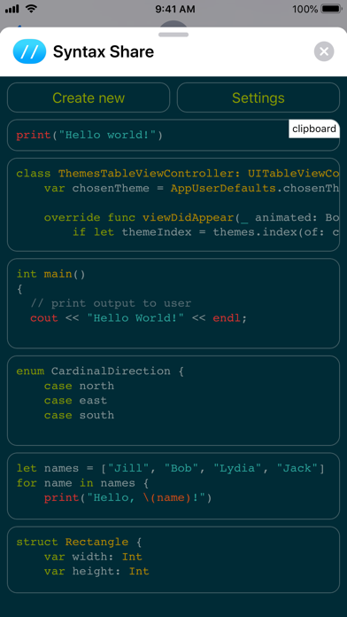 Syntax Share poster