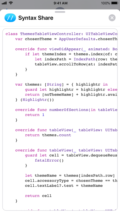 Syntax Share poster