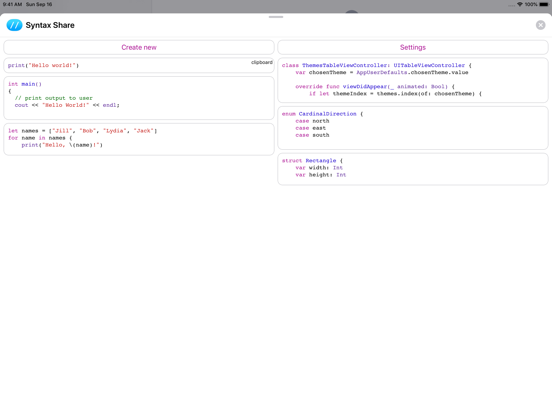 Syntax Share poster