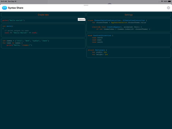 Syntax Share poster