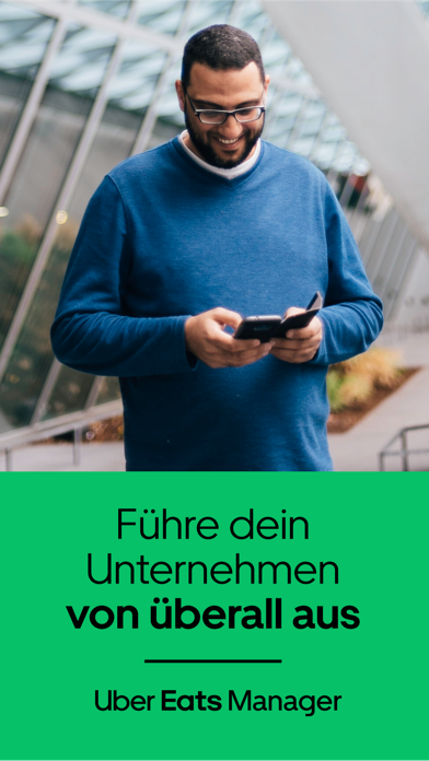 Uber Eats Manager Plakat