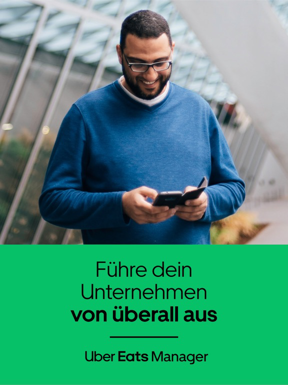 Uber Eats Manager Plakat